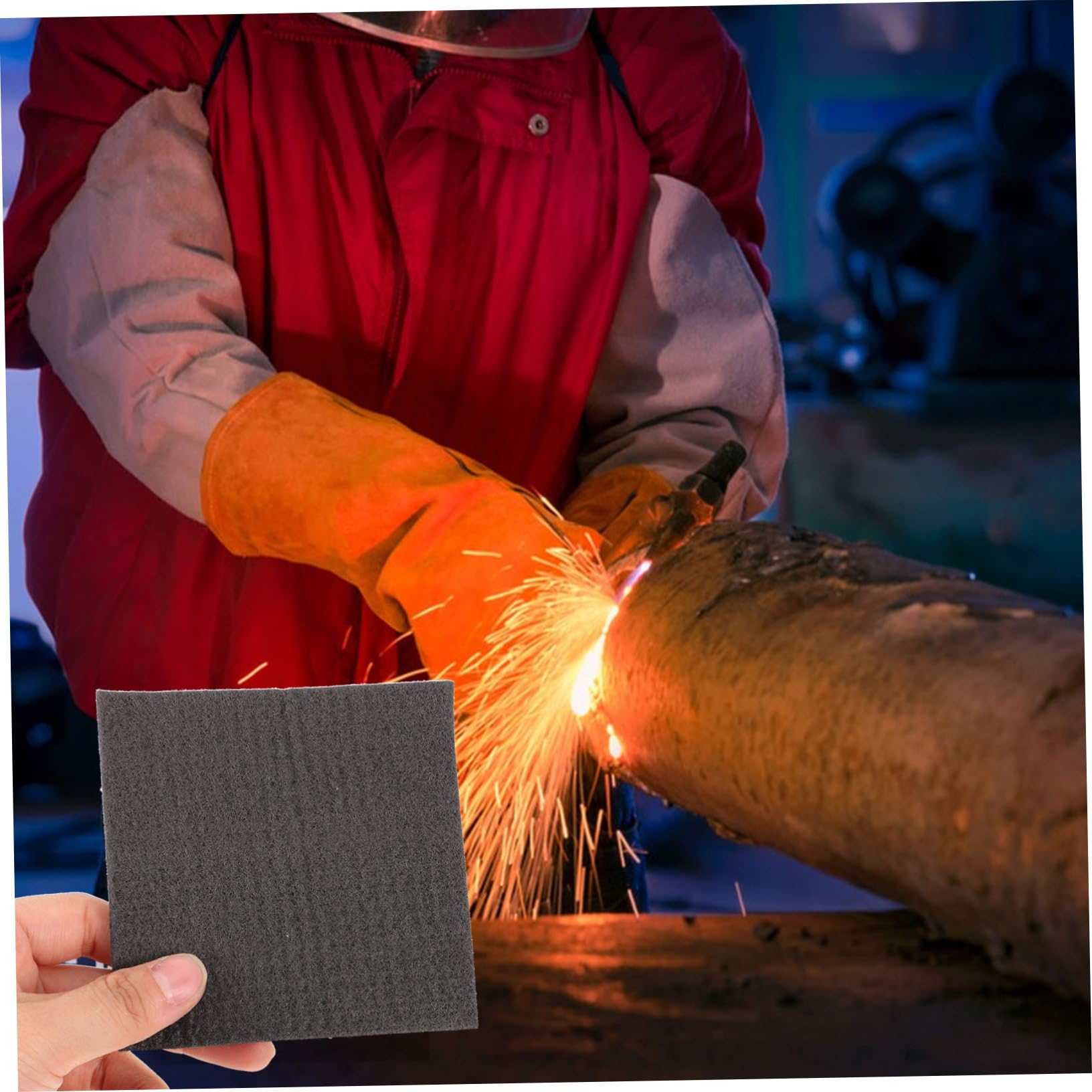 Coperta Di Saldatura In Fibra Di Carbonio Feltro Resistente Al - Foto 11