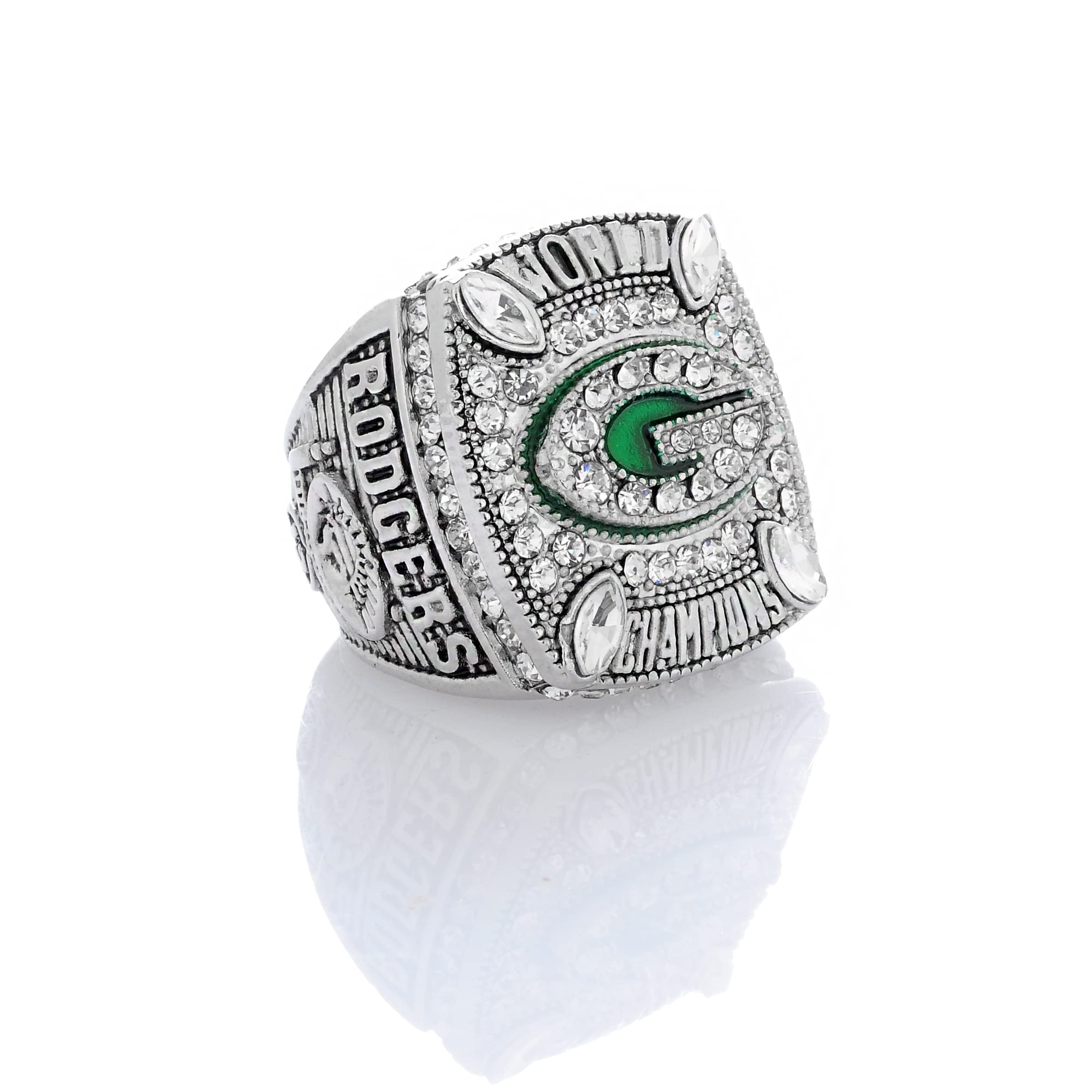 Q&N NFL Green Bay Packers Super Bowl Ring Replica Champion Steelers Coleccionables