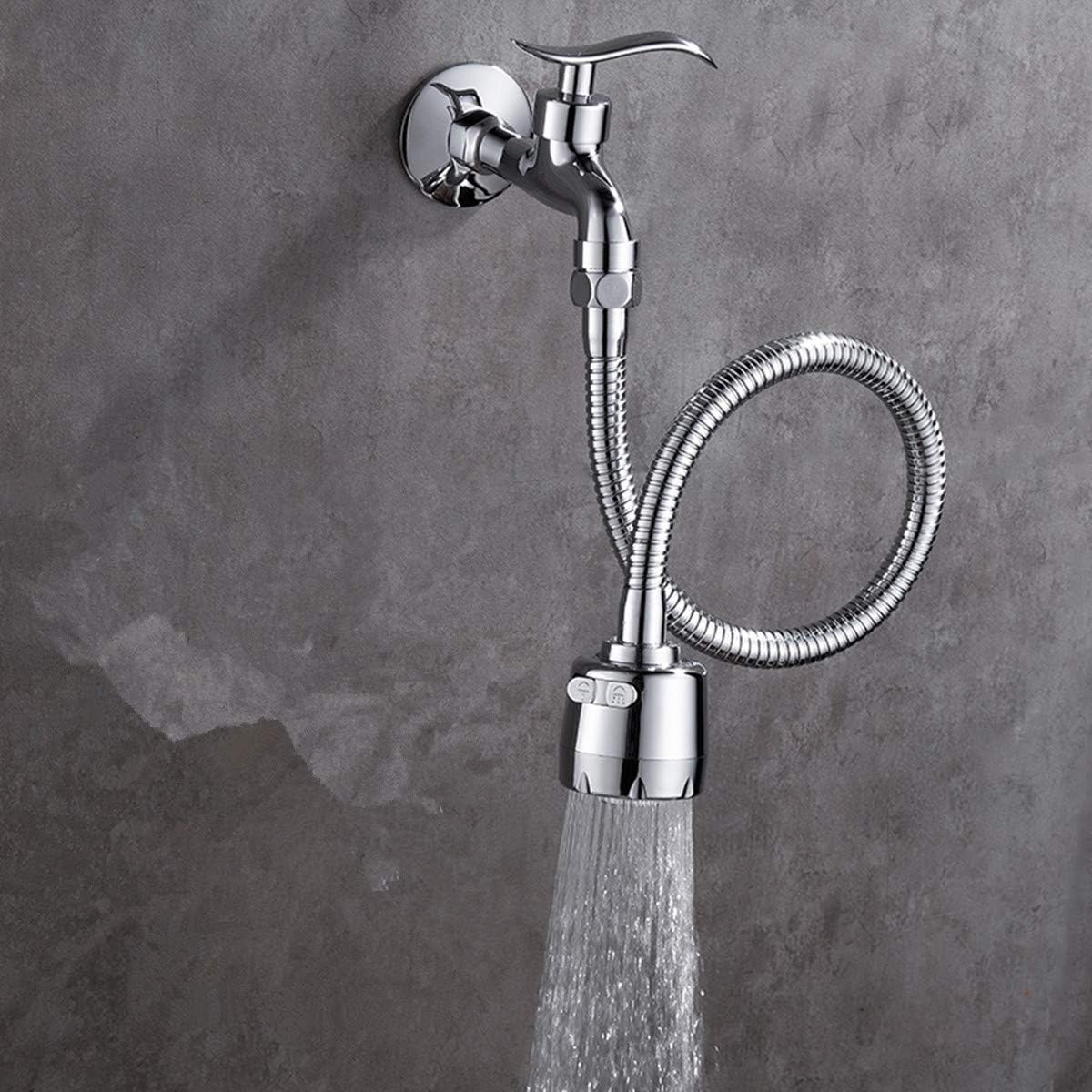 Evilia Ecom Stainless Steel Flexible Rotating Water Saving Faucet Flexible Tap Extension for Kitchen Sink 2