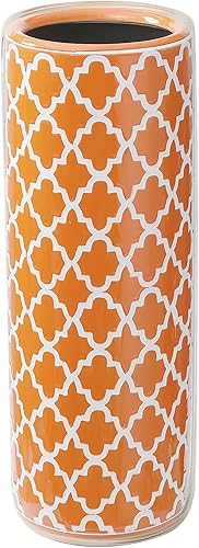 Paragüero de porcelana de cerámica para paraguas, estilo moderno, jarrón para almacenar bastones, bastones para caminar, decoración de interiores,