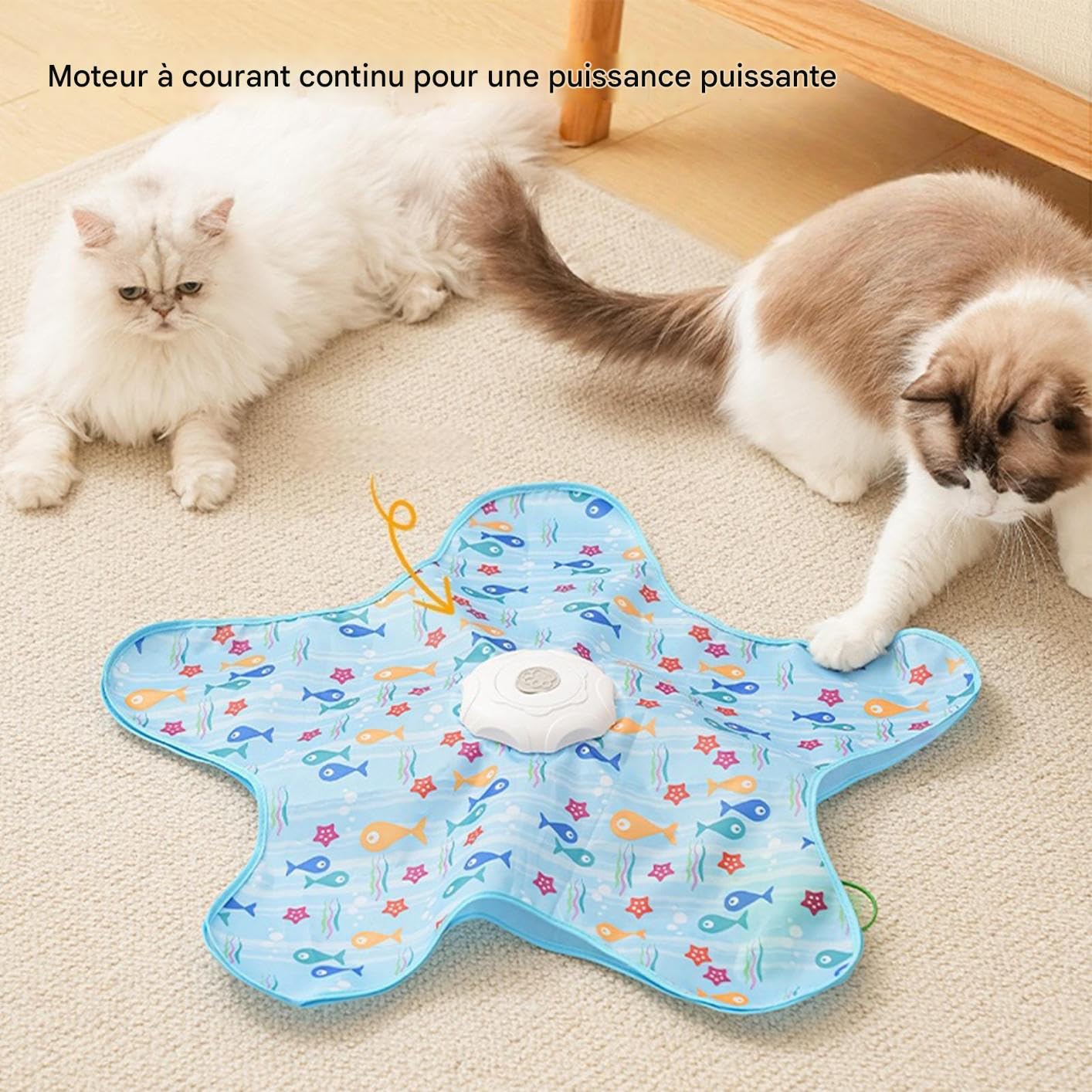 Giocattoli Elettronici per Gatti Ricaricabile stimolante mentale | Palla automatica interattiva per gatti Divertente Stimola l'Istinto di Caccia Riduce Noia Protegge Mobili Interni