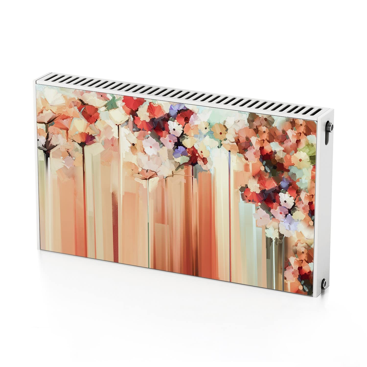Décoration de radiateur haut de gamme aimant fleurs peintes 100x60