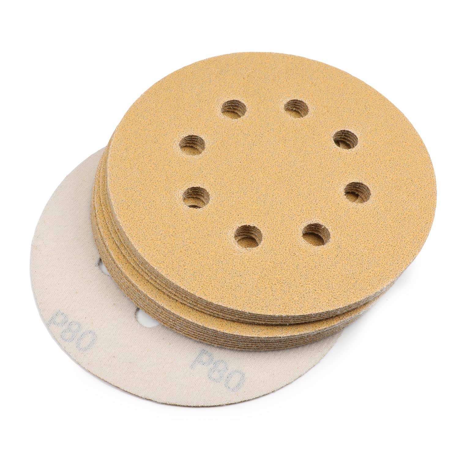 80 Grit 5 Inch Sanding Discs Utoolmart 5 8 Hole Hook And Loop Sanding Discs 60 Grit Silicon Carbide Sandpaper For Random Orbit Sander Wood Metal Auto Wet And Dry Polishing Gold 15pcs Wet Dry Sandpaper