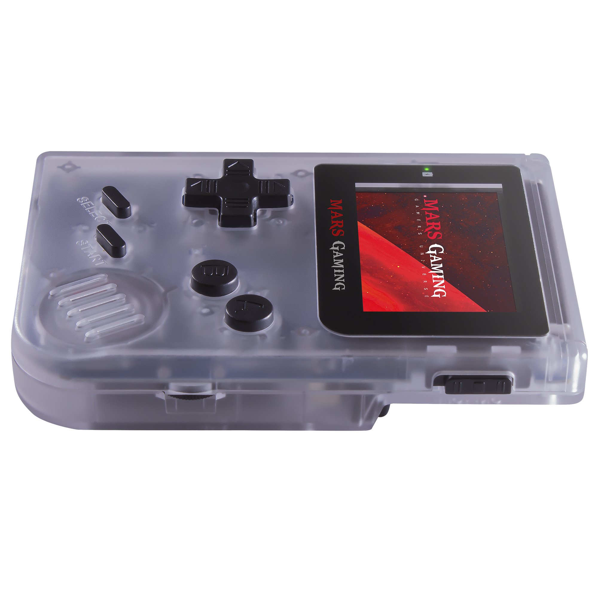 MARSGAMING MRBW Console con 151 giochi, Slot MicroSD, emulatore GBA, Sega, NES, FC/SFC White