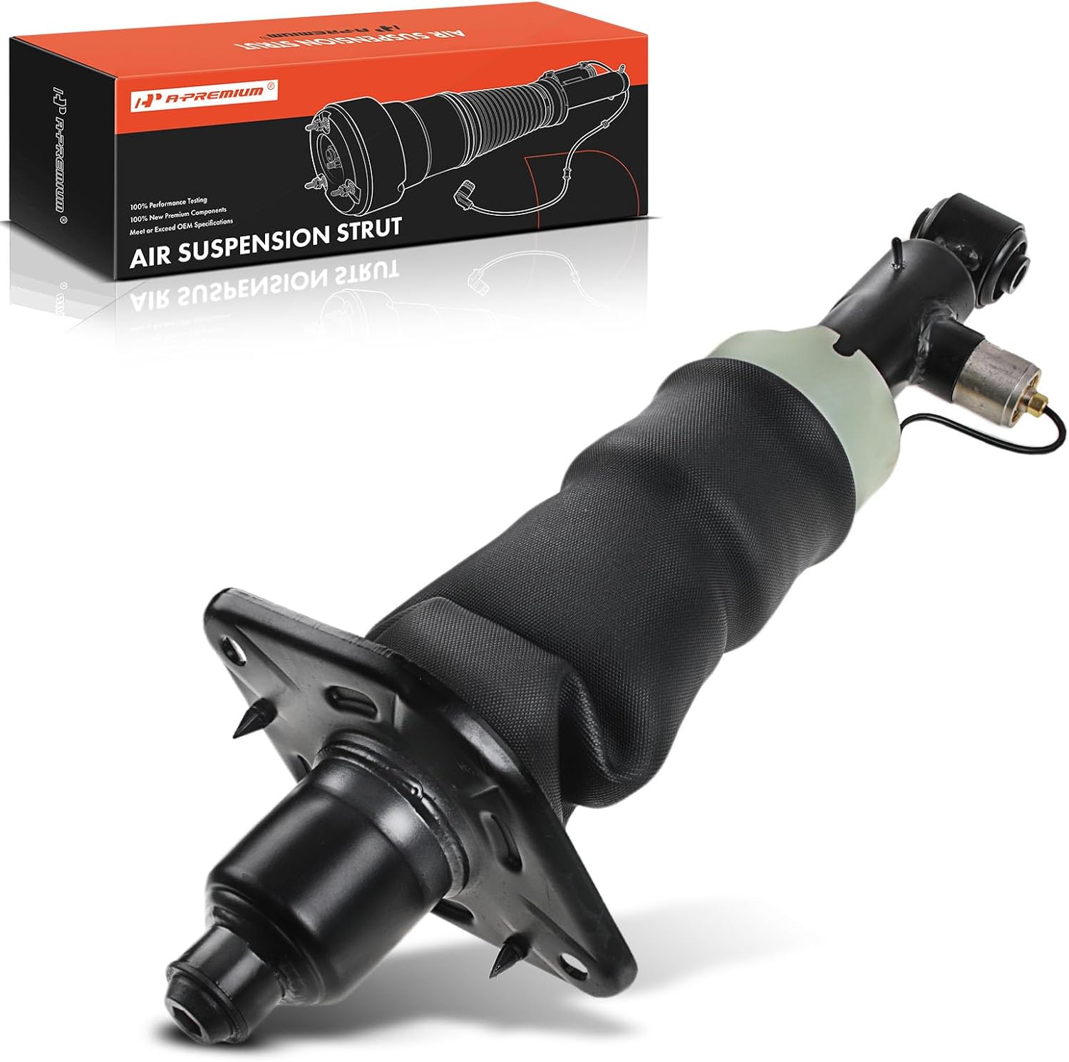 A-Premium Rear Right Air Suspension Strut Assembly Compatible with Audi Allroad Quattro 2001 2002 2003 2004 2005 V6 2.7L 4.2L, Passenger Side, Replace# 4Z7616052A
