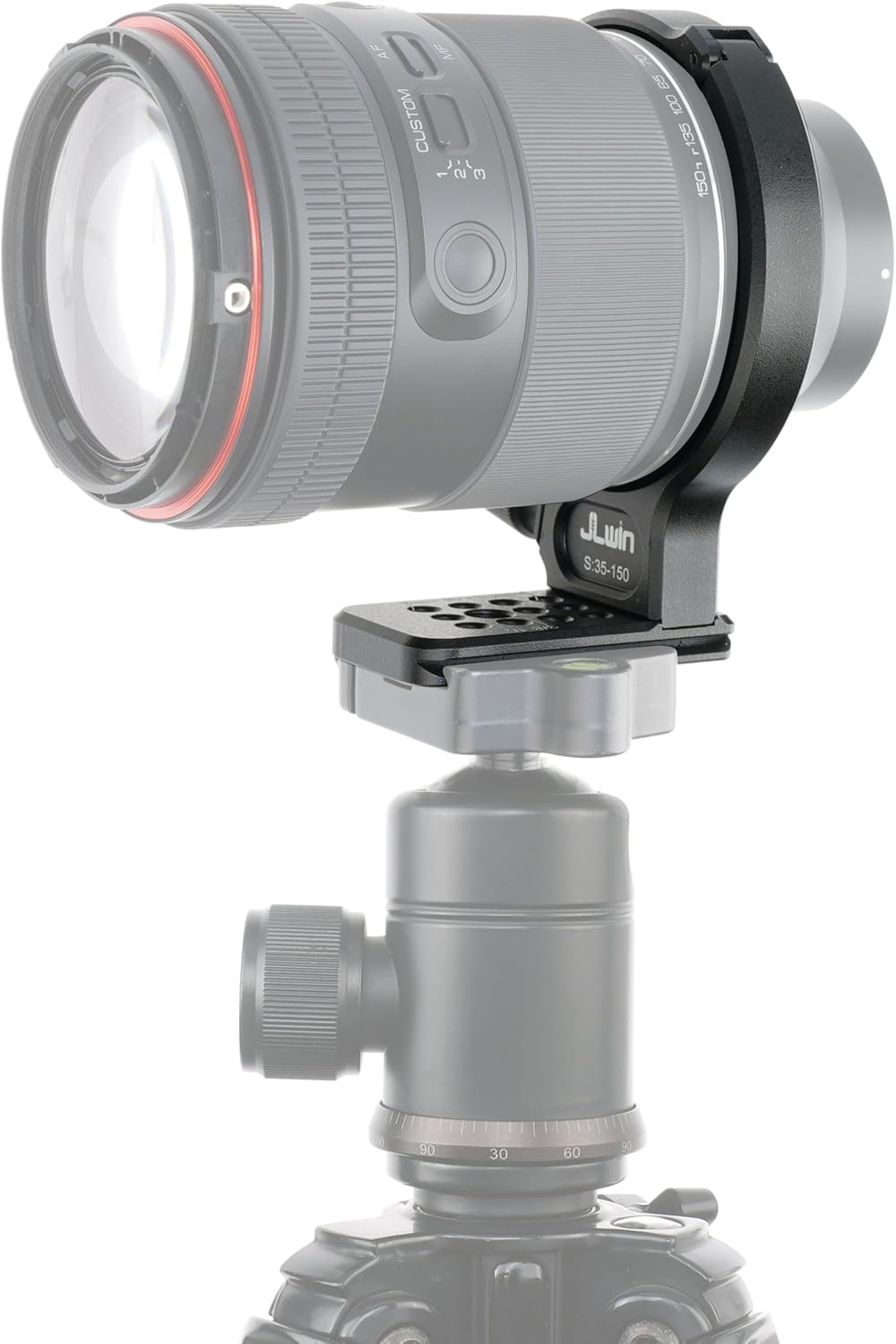 Foto4easy Lens Collar Tripod Mount Ring for Samyang 35-150mm F2-2.8 Lens,Bottom with Quick Release Plate for Arca-Type Clamp