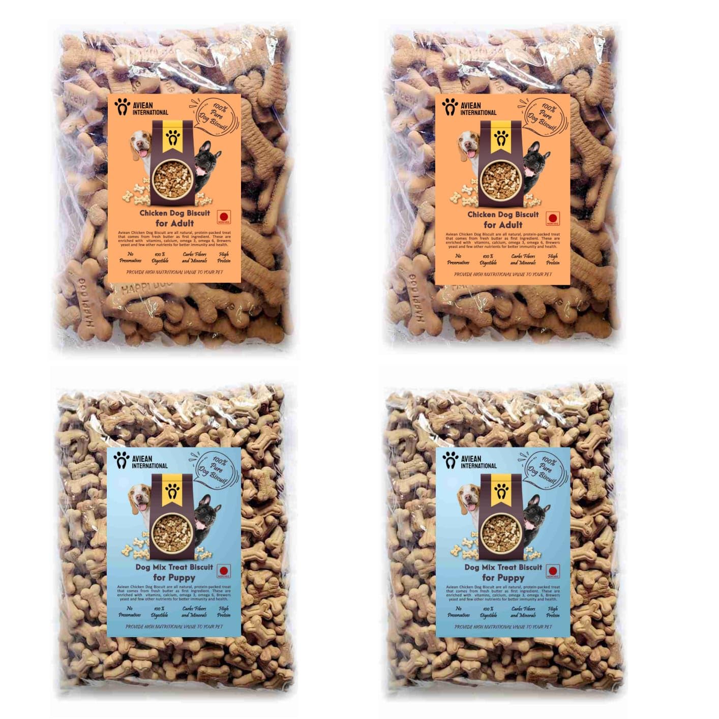 See full amazon price history chart for Aviean International Pet Dog Biscuit Combo Pack of 4 (2+2) (Adult Biscuit 2+2 Puppy Chicken Biscuit) Chicken 4 kg (4x1 kg) Dry New Born, Young, Adult, Senior Dog Food Aviean International Pet Dog Biscuit Combo Pack of 4 (2+2) (Adult Biscuit 2+2 Puppy Chicken Biscuit) Chicken 4 kg (4x1 kg) Dry New Born, Young, Adult, Senior Dog Food (B0D6LLRY2N) Amazon Price History, Amazon Price Tracker