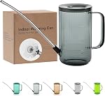 Long Spout Watering Can à l'intérieur, Petites canettes d'arrosage pour les plantes de maison, Fleurs, Succulents 33.8oz(Green)