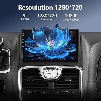 Junsun 2+64GB Car Radio Stereo Android 13 for Dodge Grand Caravan 2008-2020 Chrysler Town & Country 2011-2016 with CarPlay Android Auto