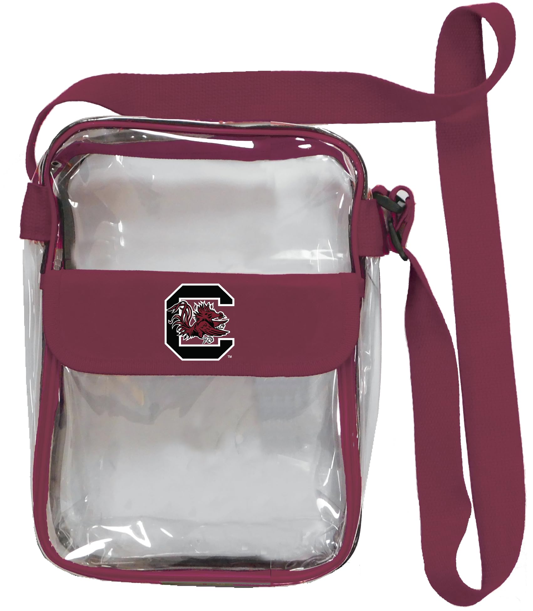 Storm Duds Clear Crossbody Bag (South Carolina Fighting Gamecocks)