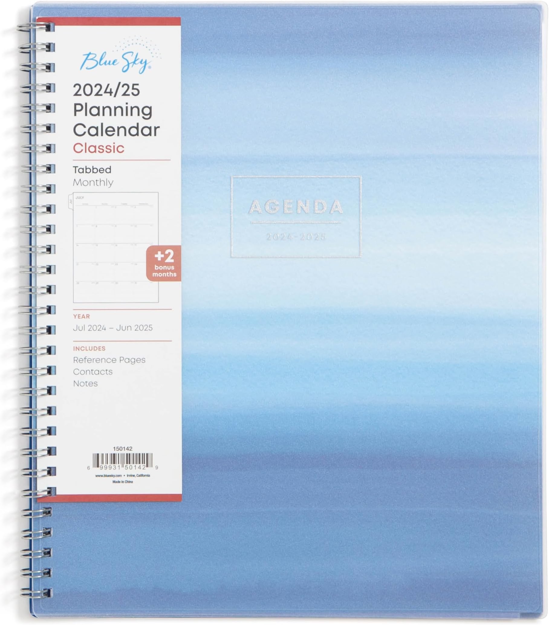 Blue Sky 20242025 Academic Year Monthly Planner, for