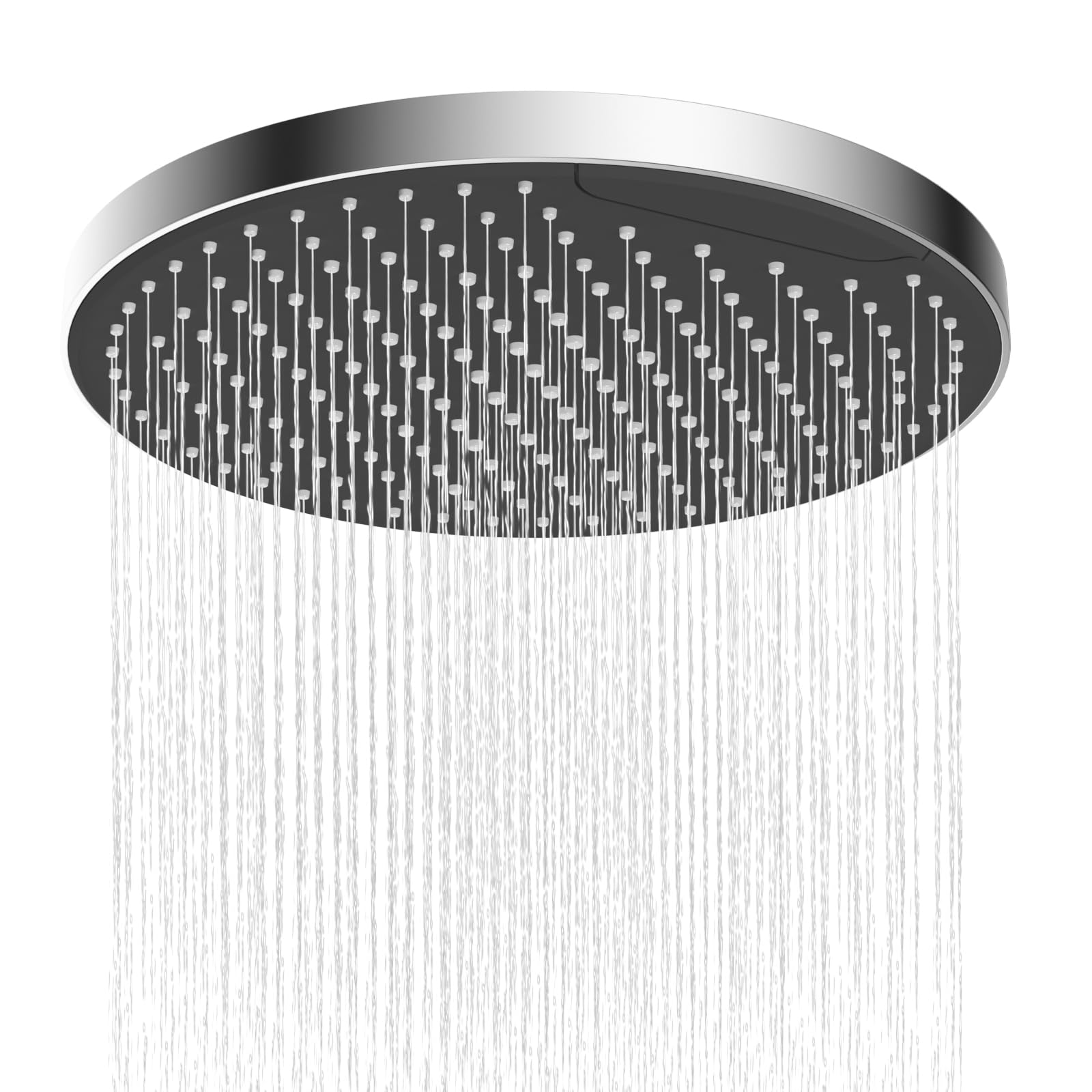 Hibbent Rociador de Ducha de Lluvia 10 Pulgadas, Anticalcáreo, Cromado