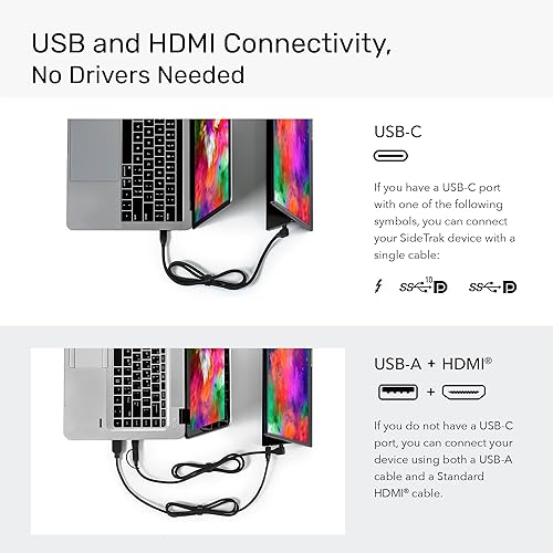 Miniatura 4 de SideTrak Solo Pro - Extensor de monitor portátil de pantalla táctil de 15.8 pulgadas, pantalla FHD 1080P LED IPS, Mac, PC y portátiles cromados,