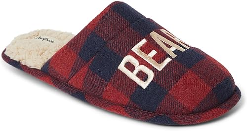 Miniatura 2 de Dearfoams Pantuflas divertidas y feas de Navidad para hombre