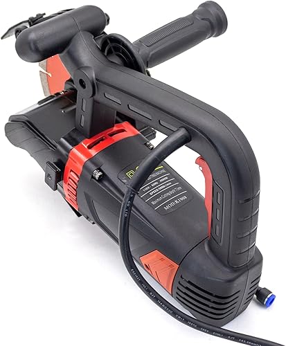 Miniatura 7 de 8'' Electric Concrete Saw 4800W Wall Chaser Concrete Cutter for Brick, Concrete Wall, Granite, Marble, Tile with 8" Saw Blade, Water Pump, Water Hose