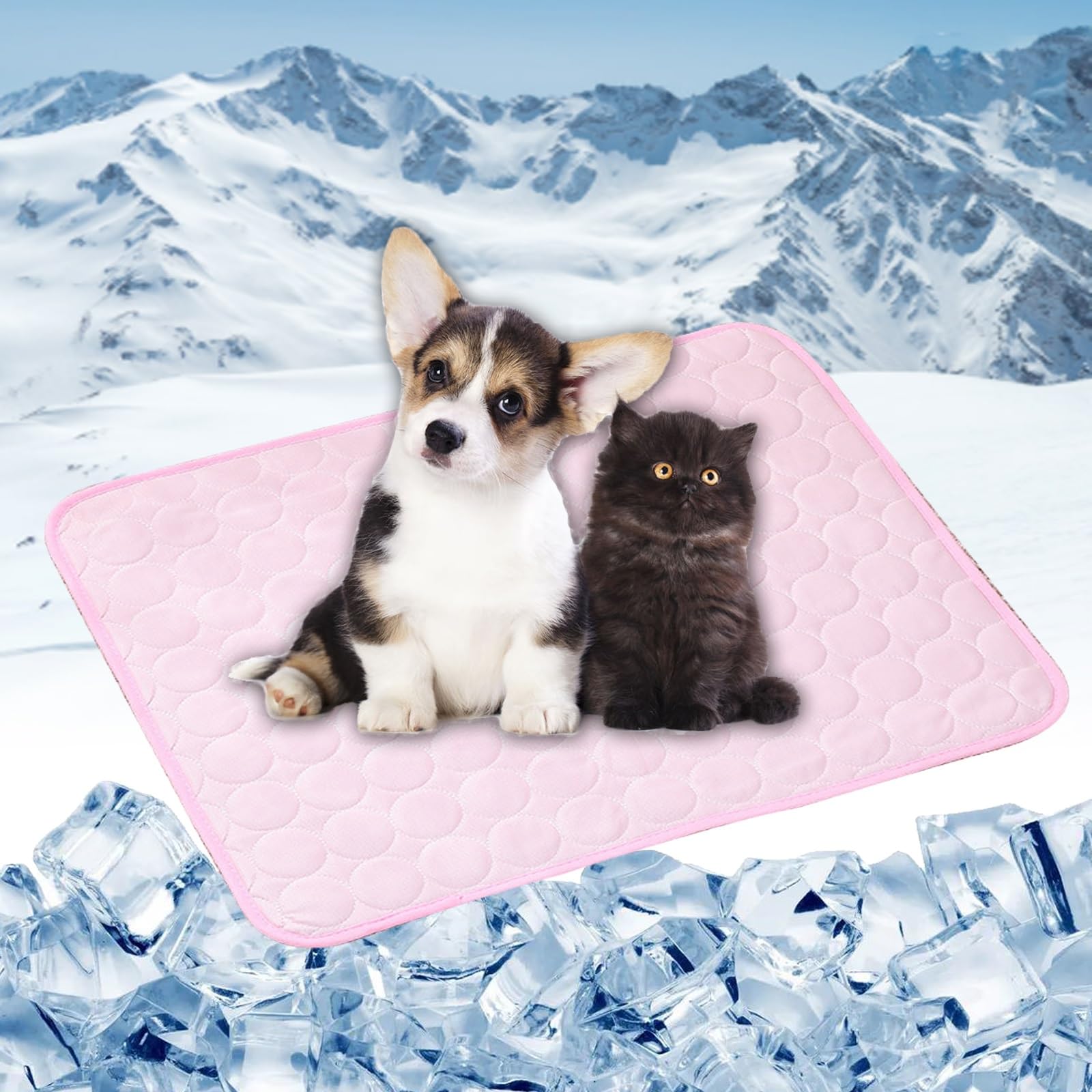 Tapis rafraîchissant pour animaux intérieur extérieur lors des chaleurs