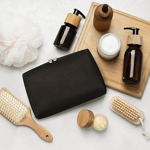 Miniatura 5 de FUNSEED Neceser de viaje para hombres y mujeres, organizador de afeitado portátil y duradero, kit de Dopp para artículos de tocador y accesorios de