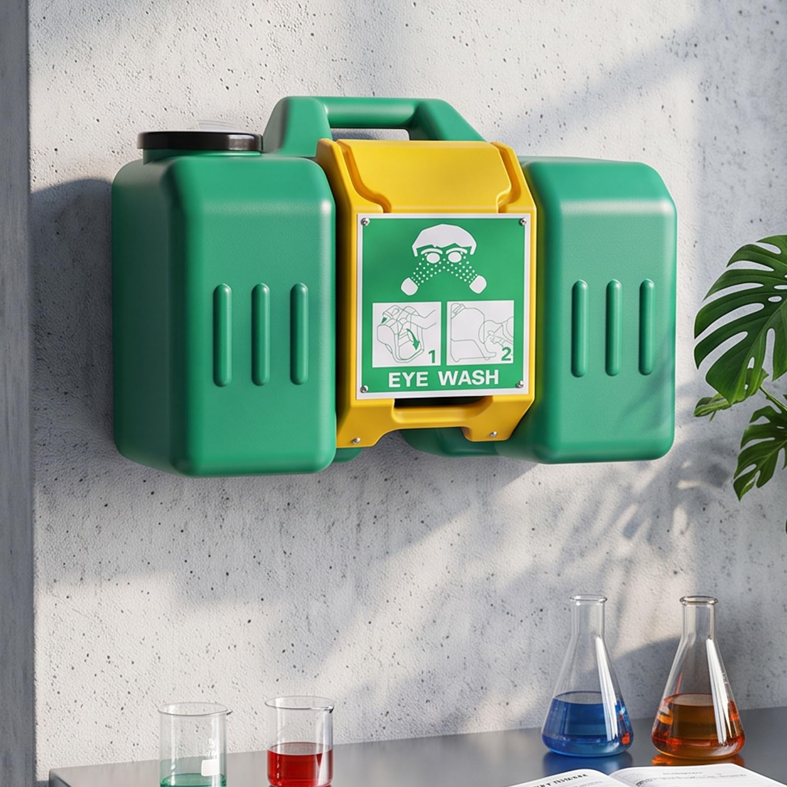 Station de Lavage Oculaire Portative, 9 Gallons, Montable