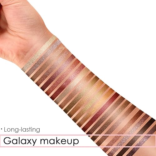 Miniatura 5 de Paleta de sombra de ojos, paleta de sombra de ojos pigmentada Everfavor - Paletas profesionales de 21 colores brillantes neutros ahumados cosméticos