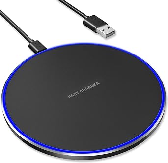 Fast Wireless Charger, 10W Max Charging Pad for iPhone 14/14 Pro/14 Plus/13 Pro Max/13/12/SE/11/X/XR/8, Samsung Galaxy, AirPods/Pro, Huawei Mate 20/30