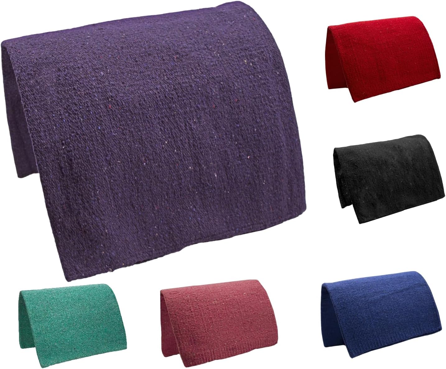 Tahoe Tack Traditional Acrylic Western Horse Saddle Blanket, Handwoven, Moisture-Wicking, Soft and Durable, 36 x 34 Inch