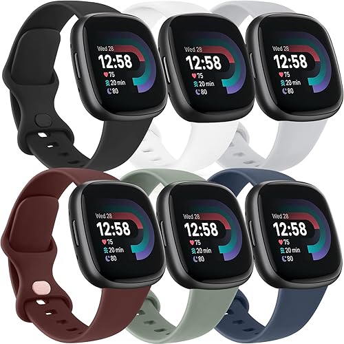 Vancle Band for Fitbit Versa 4 / Versa 3 Bands, Fitbit Sense 2 / Sense Bands Wom