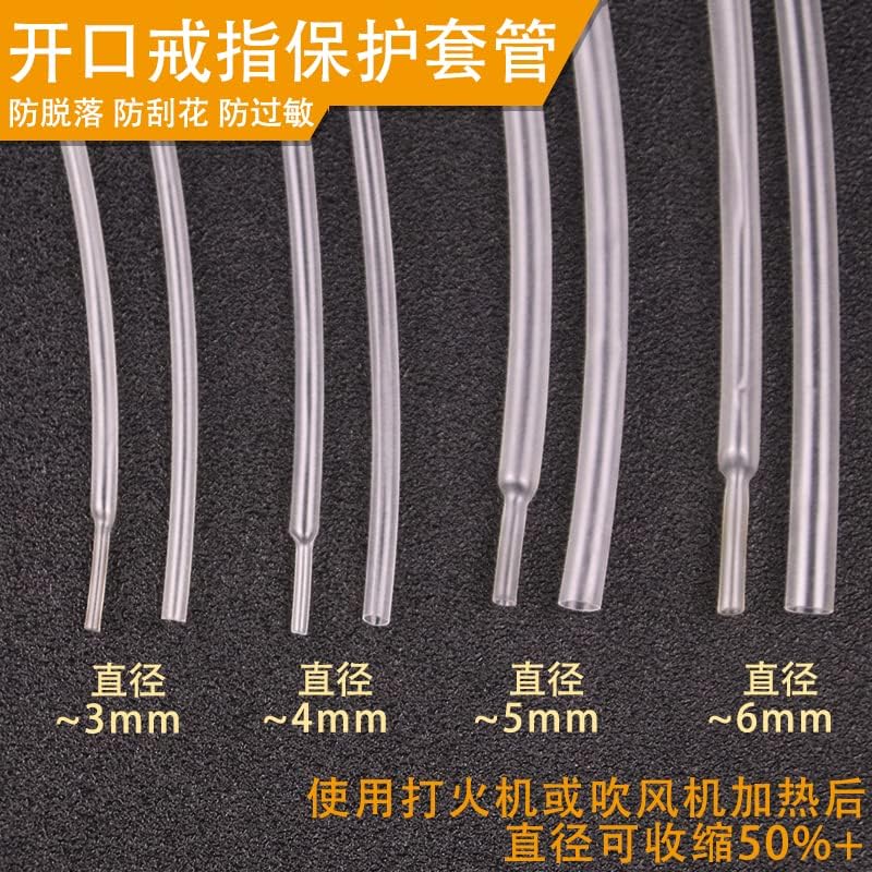 GUMMMY 1Meter 1mm 1.5mm 2mm 3mm 3.5mm 5mm 6mm 8mm 10mm Transparent Clear Heat Shrink Tube Shrinkable Tubing Sleeving Wrap Wire Kits(0.8mm)