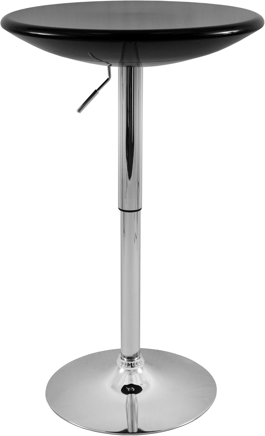 LumiSource Sleek Hydraulic Bar Table, Black Home & Kitchen
