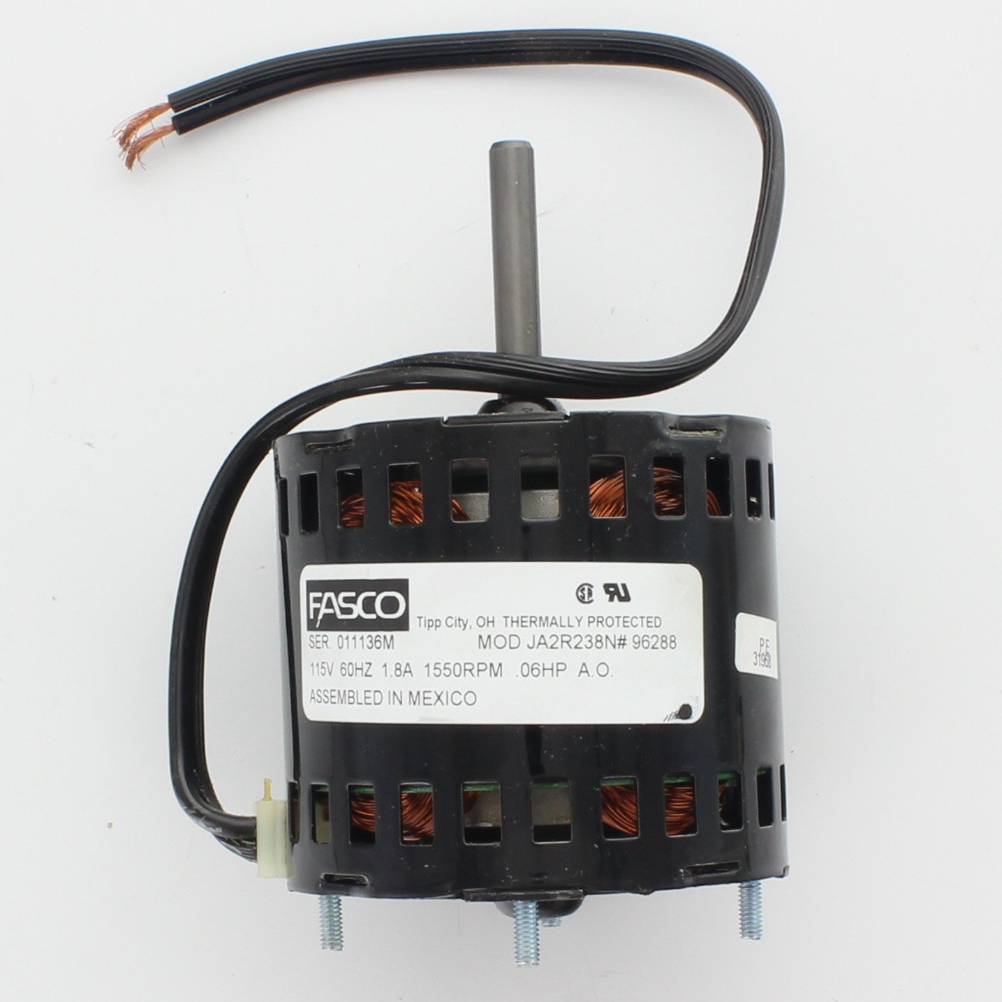 Fan Coil Motor O.D.P, 1/15 HP
