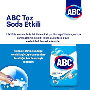 ABC DETERJAN Toz Soda Etkili 1800 Gr