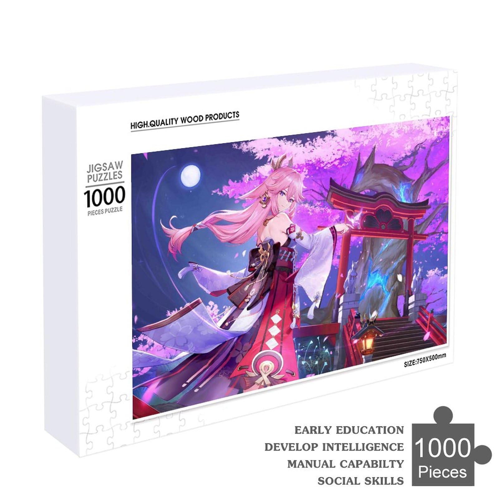 Amazon.co.jp: オシャレアニメ柄 原神 八重神子 美少女 異世界