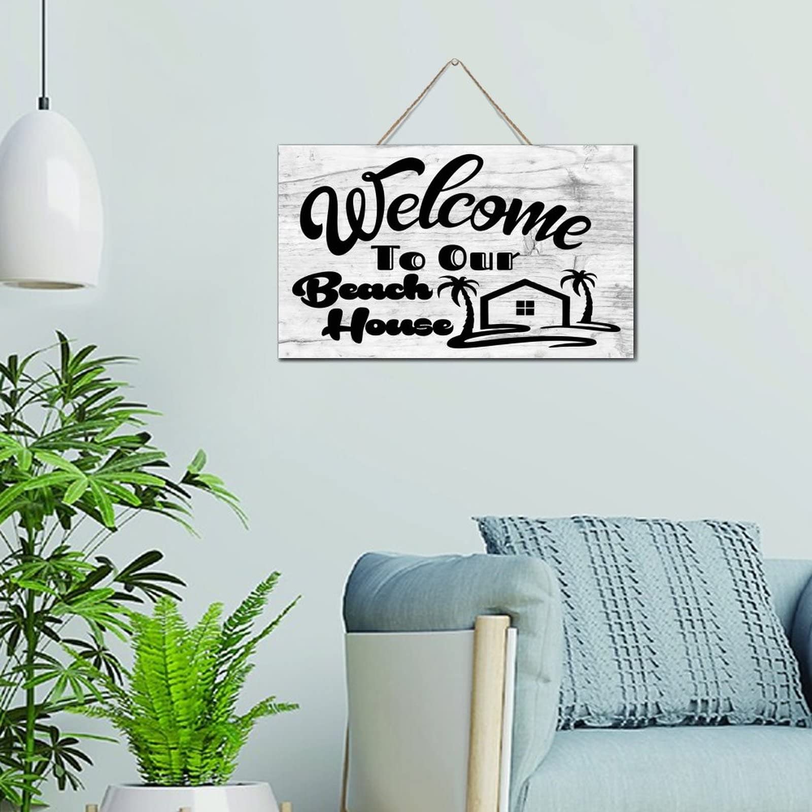 Targa in legno rustica per la decorazione della casa, con
