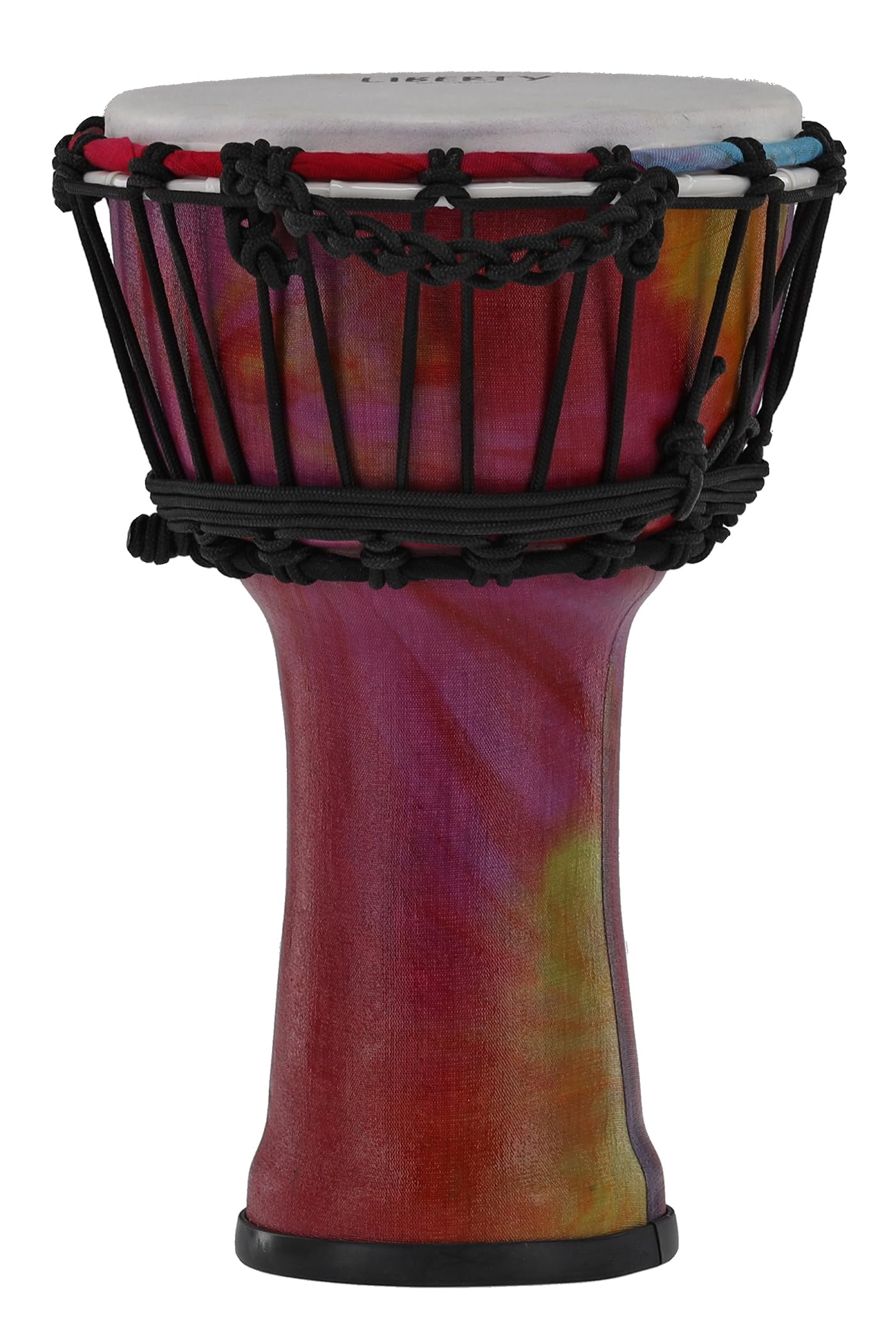 GEWA Liberty Djembé Système d'accord: par corde - Diamètre : 7" (17,8 cm) - Hauteur : 12,5" (31,5 cm) - Nombre de cordes : 14 - Motif : Batik