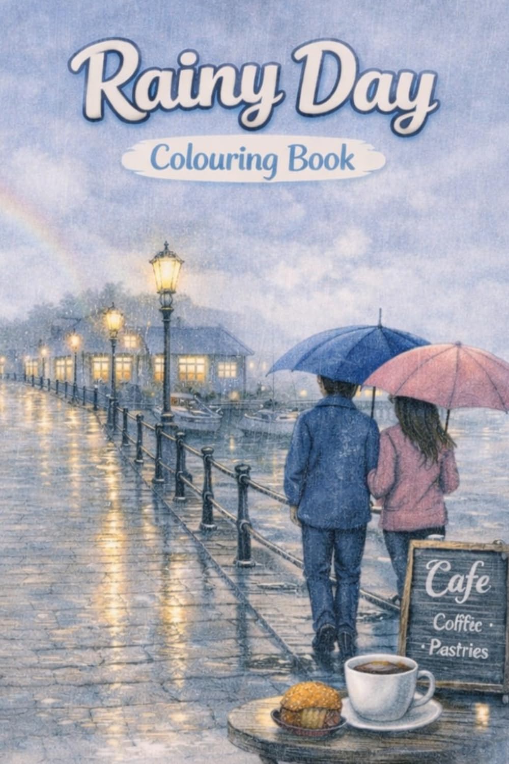 Rainy Day Colouring Book (Unplug & Colour 2026 Collection)