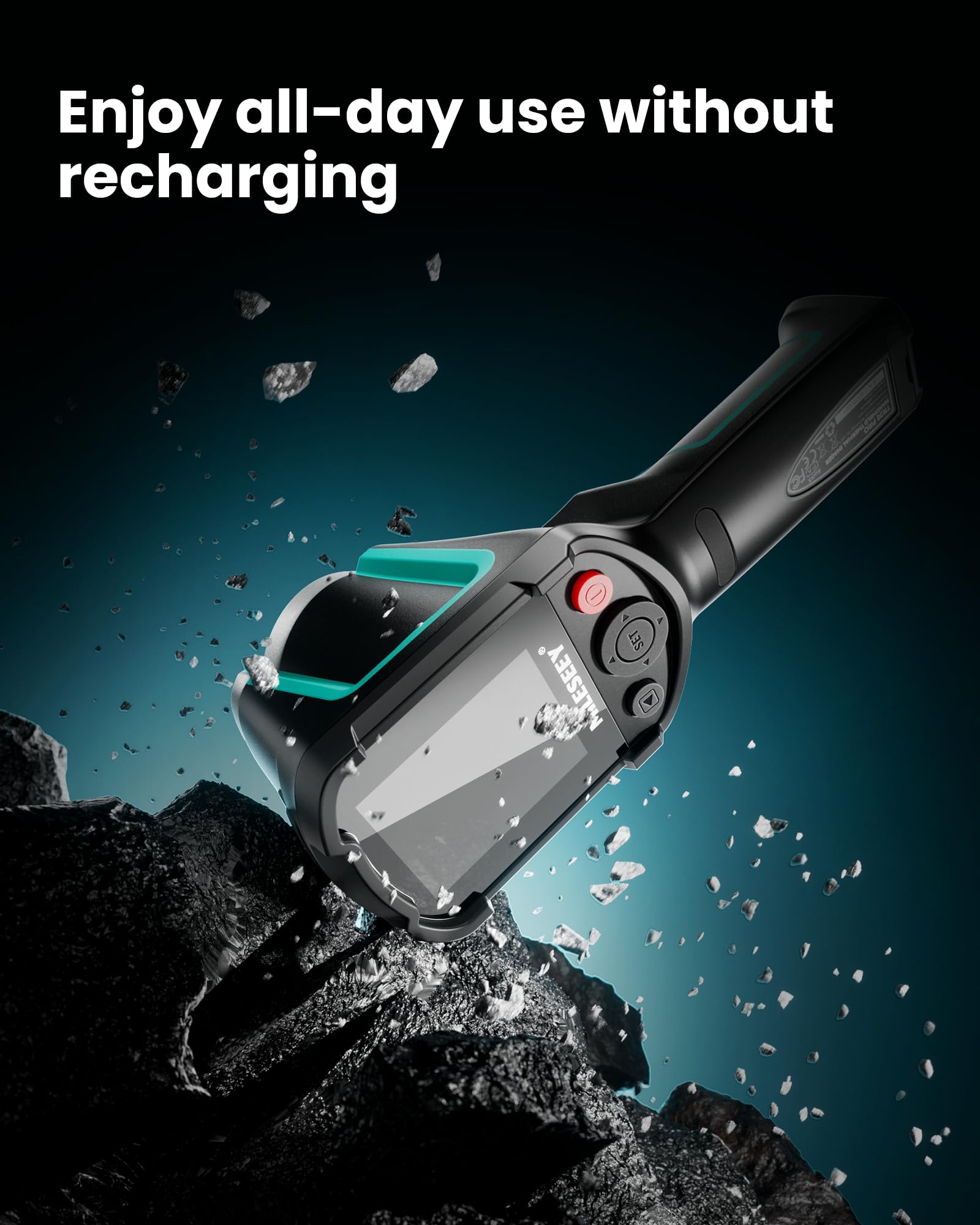 MILESEEY Termocamera Portatile, TR20 PRO Termocamera con Risoluzione IR 320×240, Frequenza di Aggiornamento 50 Hz, NETD ≤ 40 mk, Telecamera Duale Portatile, Analisi Tramite Software per PC