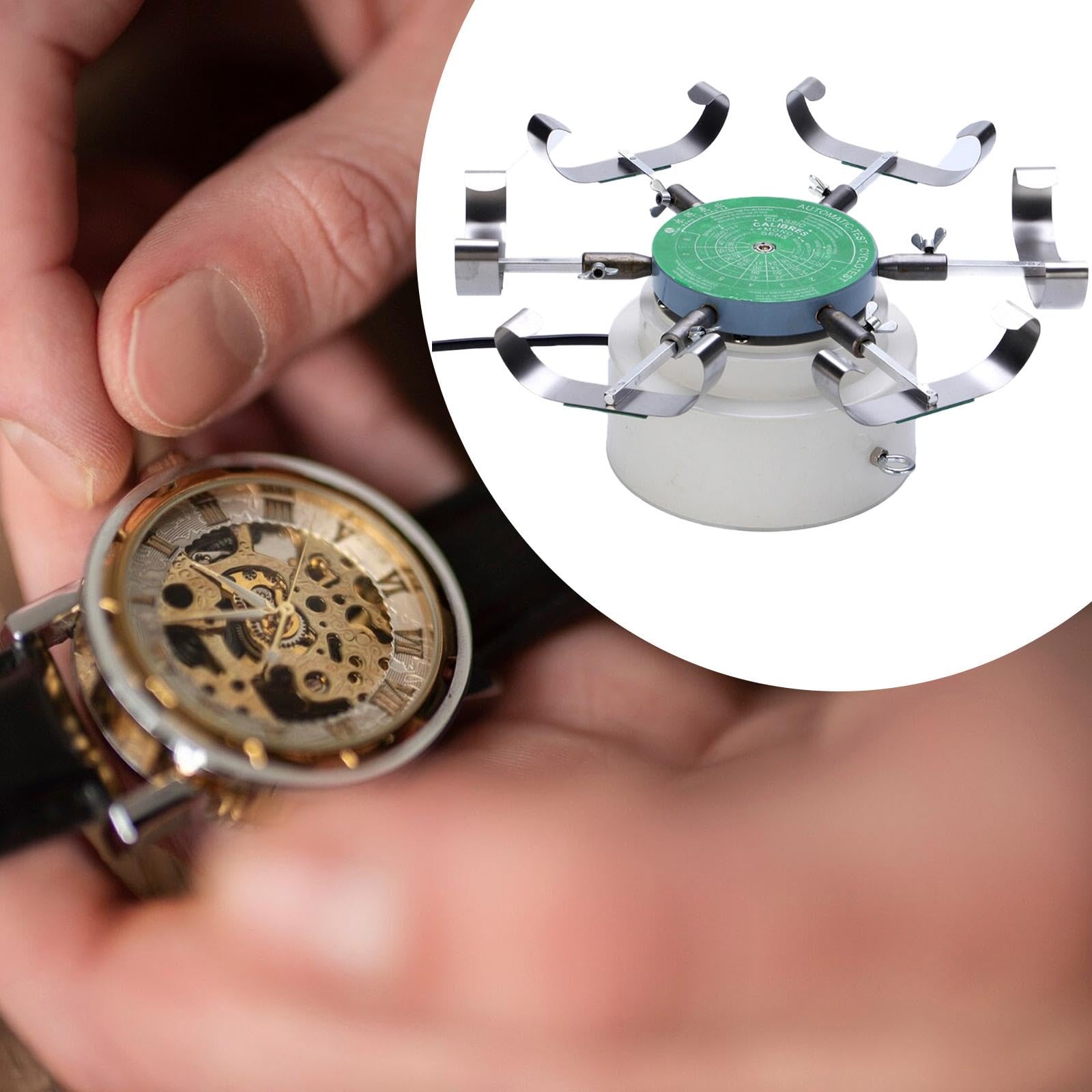 Automatic Watch Tester Máquina para Pruebas Automáticas de Relojes Herramienta de Detección Y Reparación de Dispositivos de Relojes Mecánicos Accesori