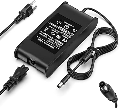 90W 65W Laptop Charger AC Adapter | Compatible with Dell Latitude E7470, Precision M4500, Inspiron 15 15R 17 17R N5050, XPS 15/15Z