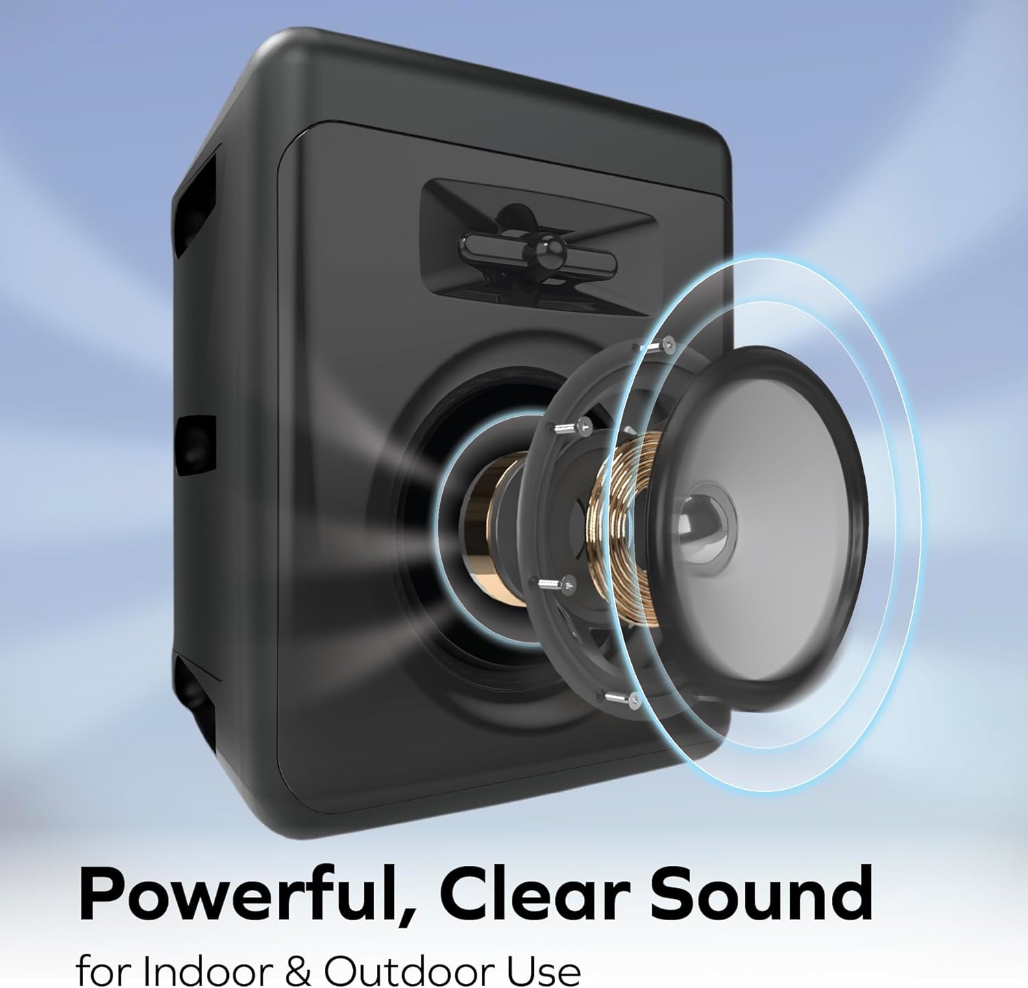 Coby Portable Bluetooth Speaker with 11 LED Light Modes, True Wireless Pairing, FM Radio, Karaoke Mic & Aux Input, USB SD TF Card Slots, Type-C Charging, 7Hr Playtime Party Speaker Black - Image 2