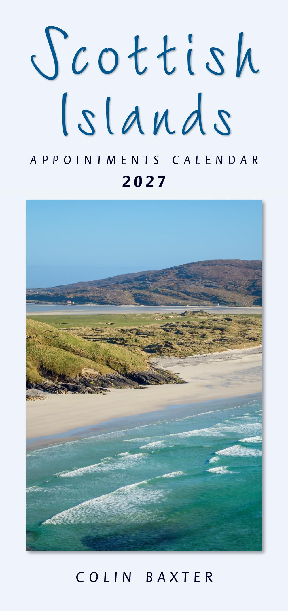 Colin Baxter, Scottish Islands Slim Appointments Calendar 2027, Gift