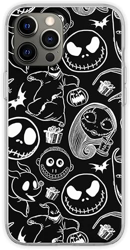 Funda de teléfono de Halloween Sally Black Nightmare compatible con iPhone 13 Pro Max Before Jack Horror Christmas TPU suave silicona a prueba de