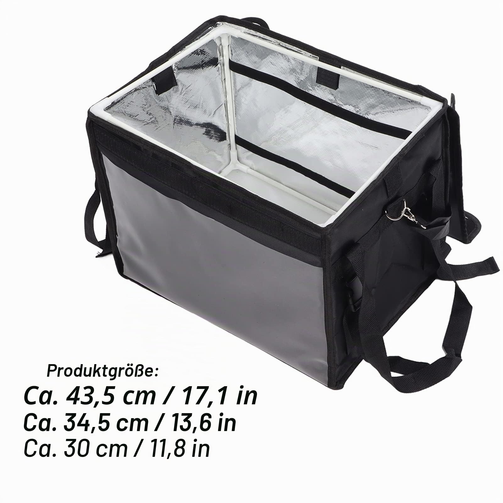 Haofy Food Delivery Bag Rucksack, Isolierte Food Delivery Bag Pizza für Professionelle Food & Groceries Delivery Restaurant, Catering, Buffet Server Transport