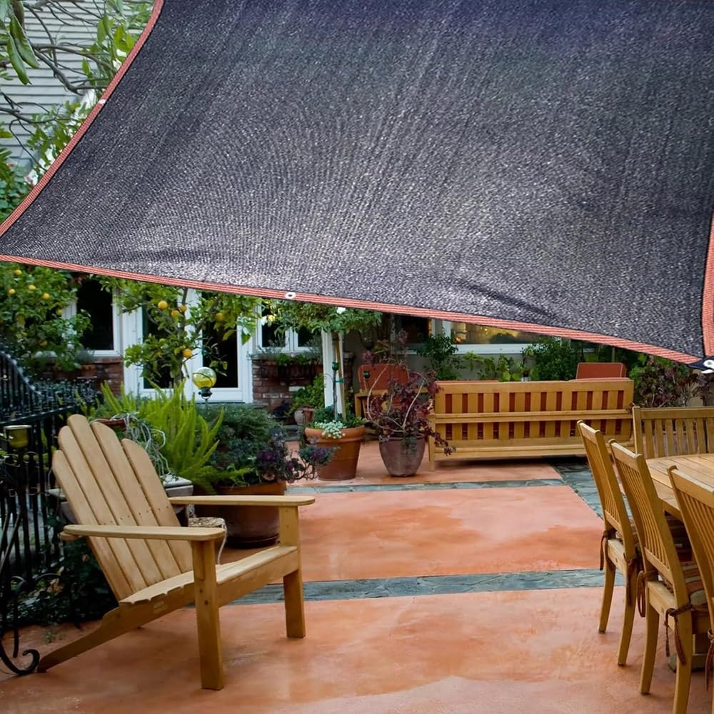 97% e - Tela para invernaderos y piscinas al aire libre, 2 x 7 m, malla solar con ojales para péras y patios