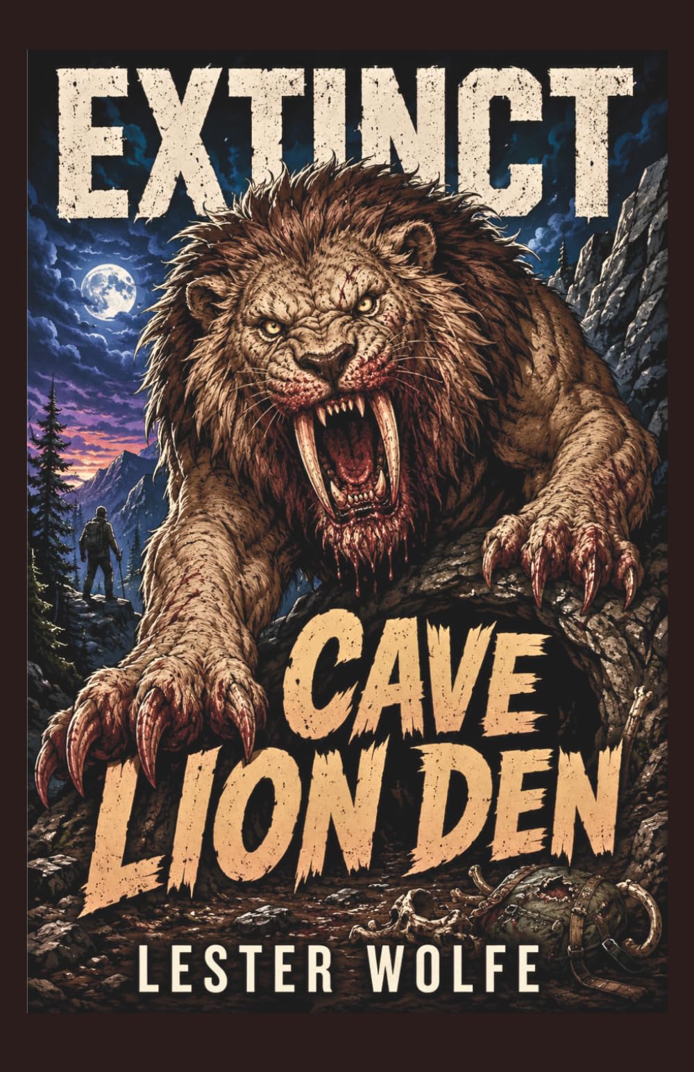 EXTINCT - Cave Lion Den: A Terrifying Prehistoric Wilderness Thriller (EXTINCT - Horror Adventure Novellas)