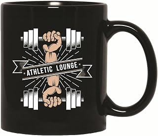 Sports Gift for Hardworking Athlete Gym Goers Fitness Lovers Bodybuilders 11oz 15oz Black Coffee Mug