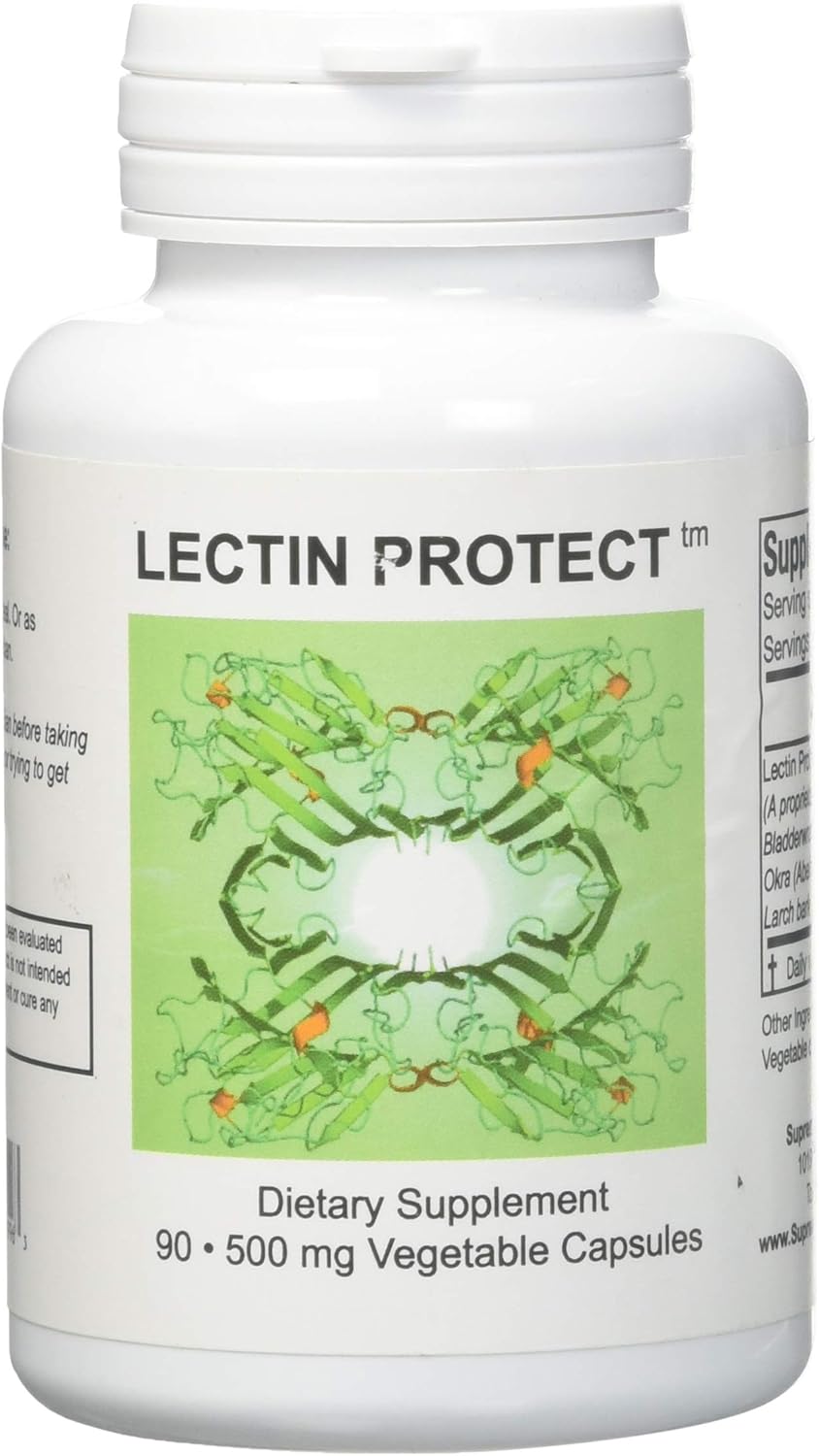 Supreme Nutrition Lectin Protect, 90 Pure Herbal Combination Vegetarian Capsules Supreme Nutrition Lectin Protect, 90 Pure Herbal Combination Vegetarian Capsules
