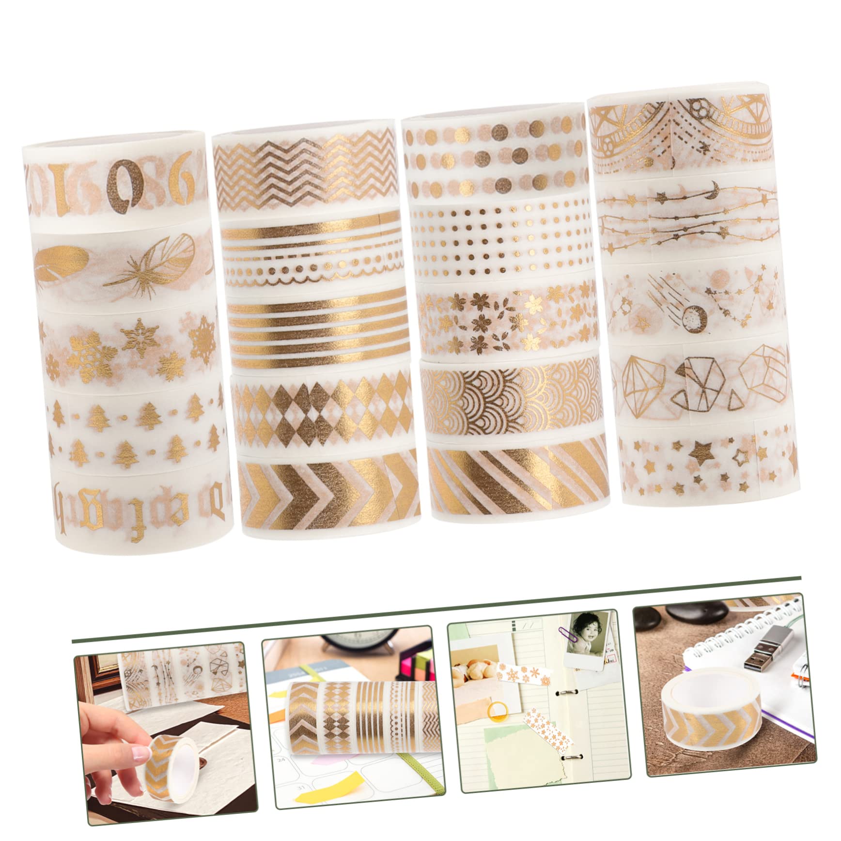 SEWACC 60rollos Cinta Washi Estampado Floral Japonés para Scrapbooking Manualidades De Usar