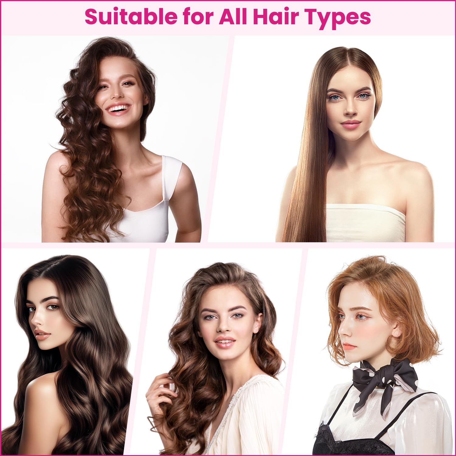 Diffusore per Dyson Airwrap HS01 HS03 HS05, diffusore per capelli ricci, ugello diffusore portatile per capelli, conversione per Airwrap Curling Styler in un asciugacapelli, rosso rosa