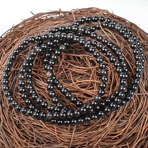 Vista 395 de MASSIVE BEADS Pulsera elástica de yoga hecha a mano con piedra natural, cristal curativo, energía, regalos para adultos unisex de 0.157 in, 0.236