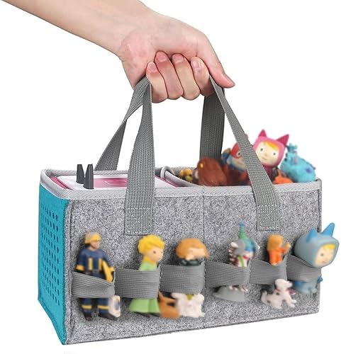 Vakdon Estuche de transporte portátil para el juego de iniciación Toniebox, auriculares y estación de carga, puede contener personajes de figuras de