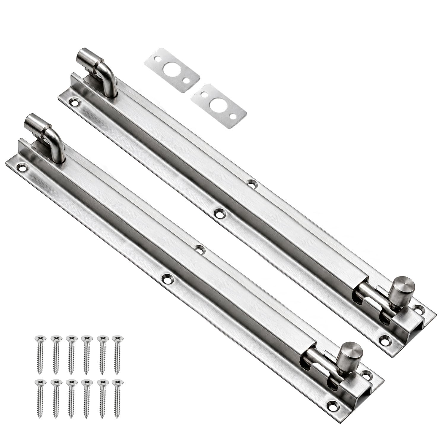 Volo L Shape/Marble Stainless Steel Towerbolt/Door Latch, Pack of 2 Pieces (450mm (18 Inch)) — Amazon image 14